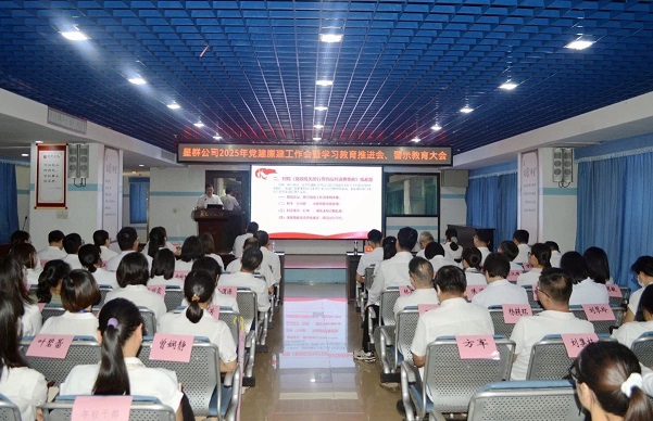 星群公司召開2025年黨建廉建工作會暨學習教育推進會、警示教育大會